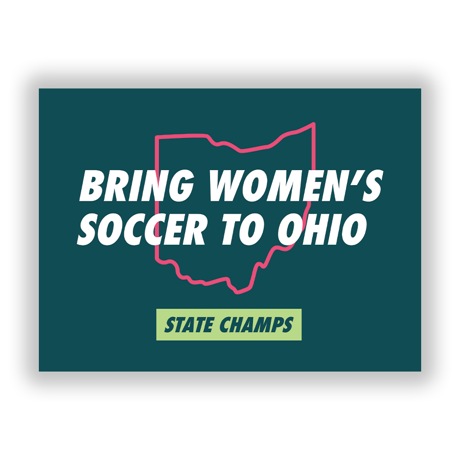 Bring Women's Soccer to Ohio Sticker
