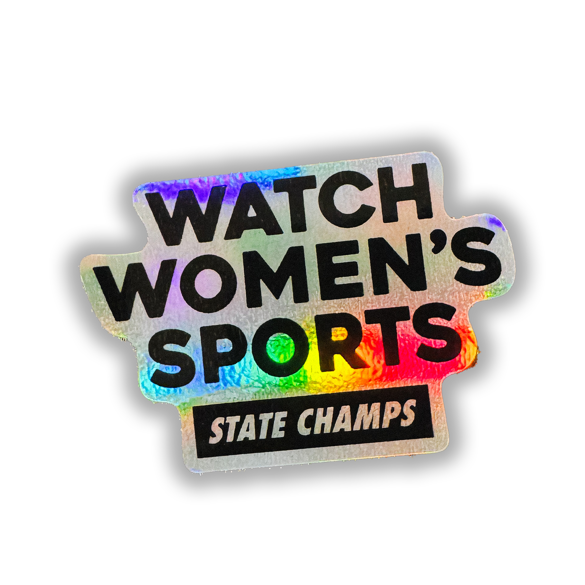 Watch Women's Sports Holographic Sticker