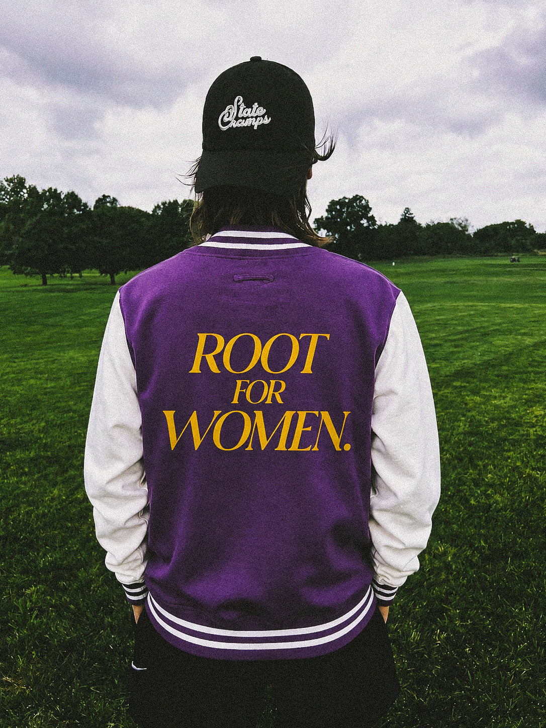 Root For Women. Letterman Jacket: LKWD
