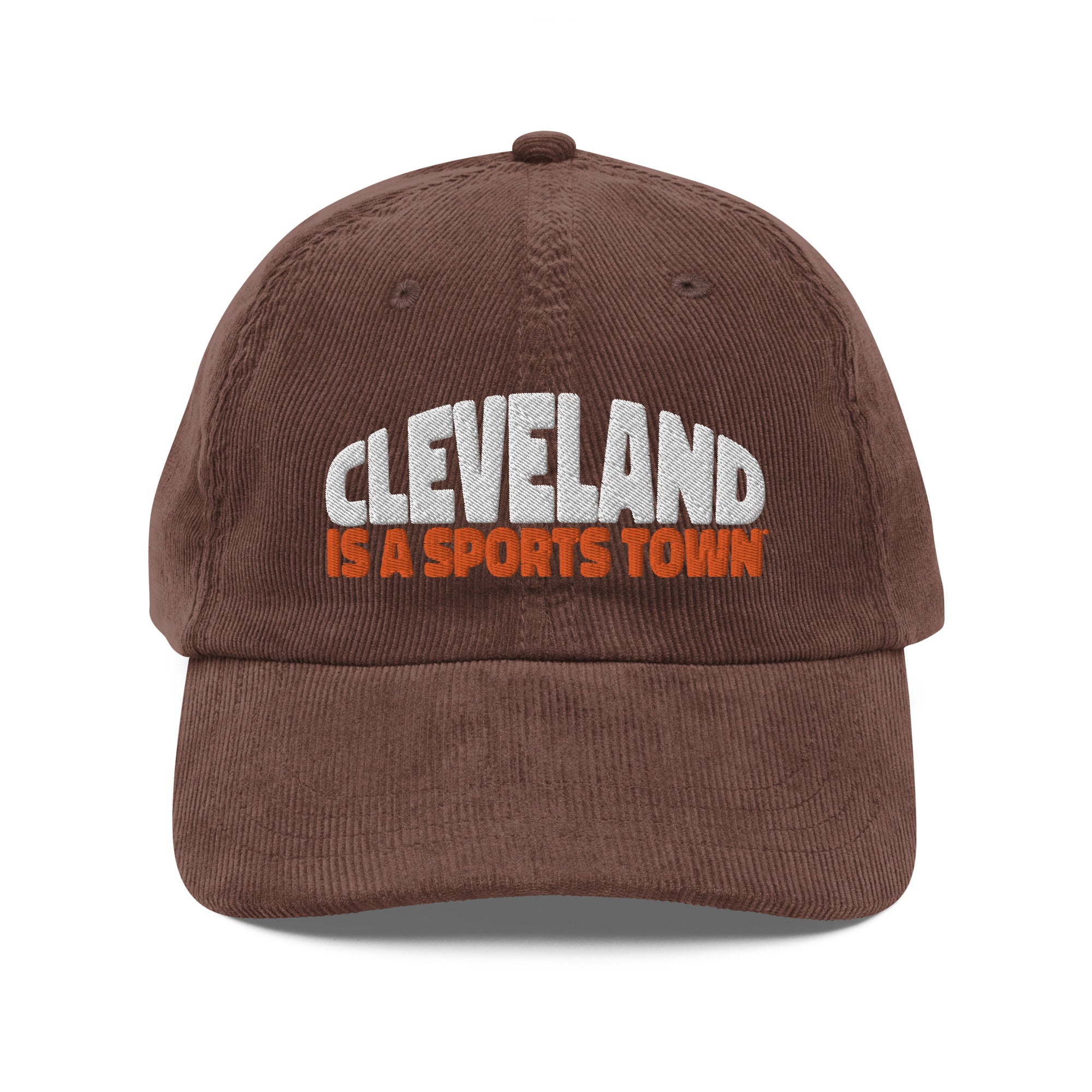Cleveland is a Sports Town Throwback Hat - Football